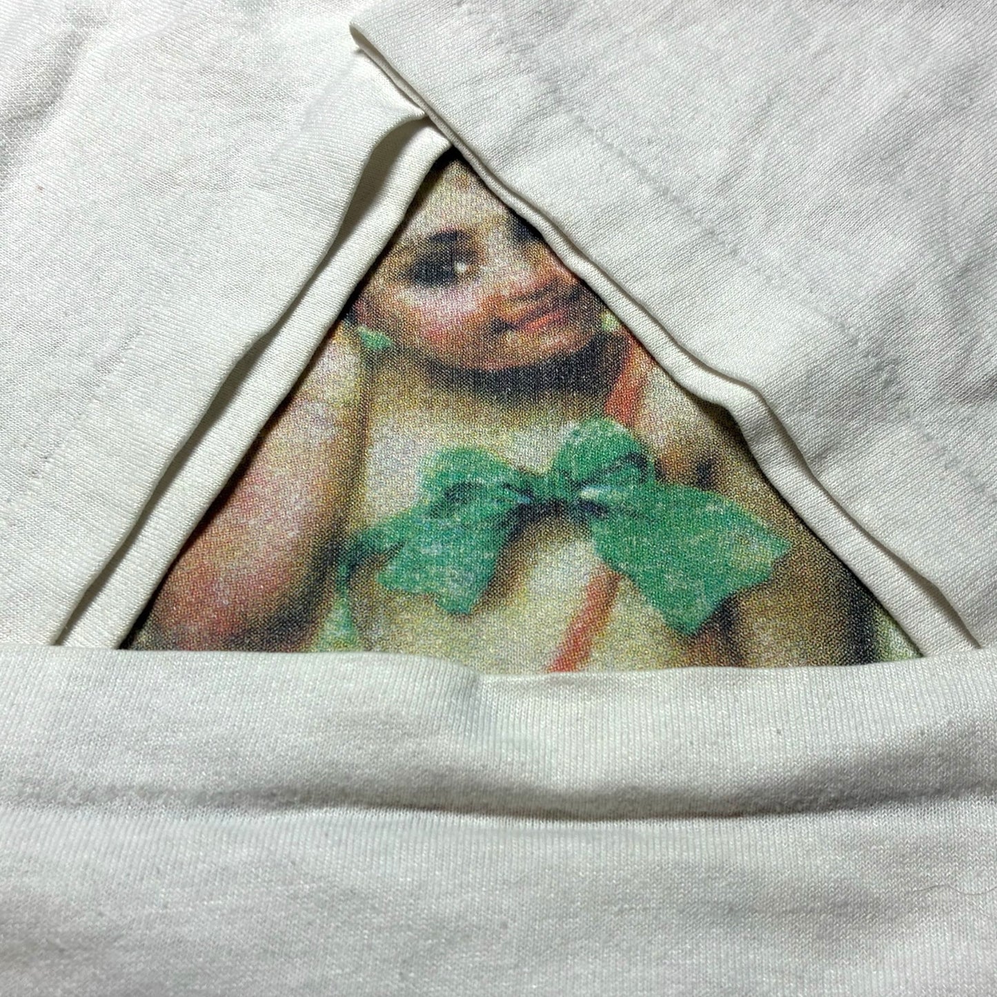 90s 天使 キューピッド アートT Hanes USA製 ホワイト XL a-u-2505-062