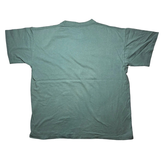 90s 太陽と月 love hope equality calcru USA製 カーキ L a-u-2505-052