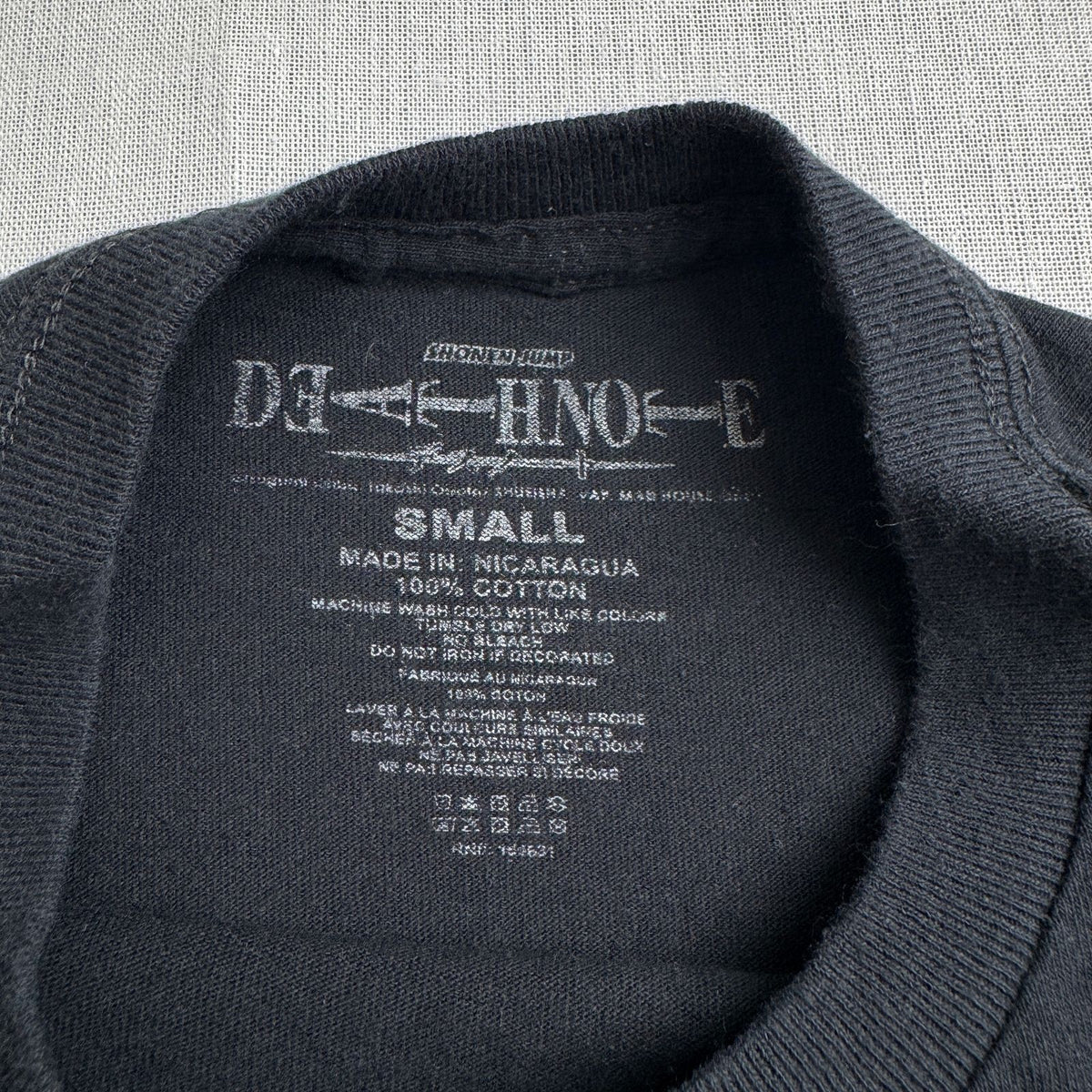 00s DEATH NOTE デスノート リューク Tシャツ 映画T 黒 S m-u-2505-003