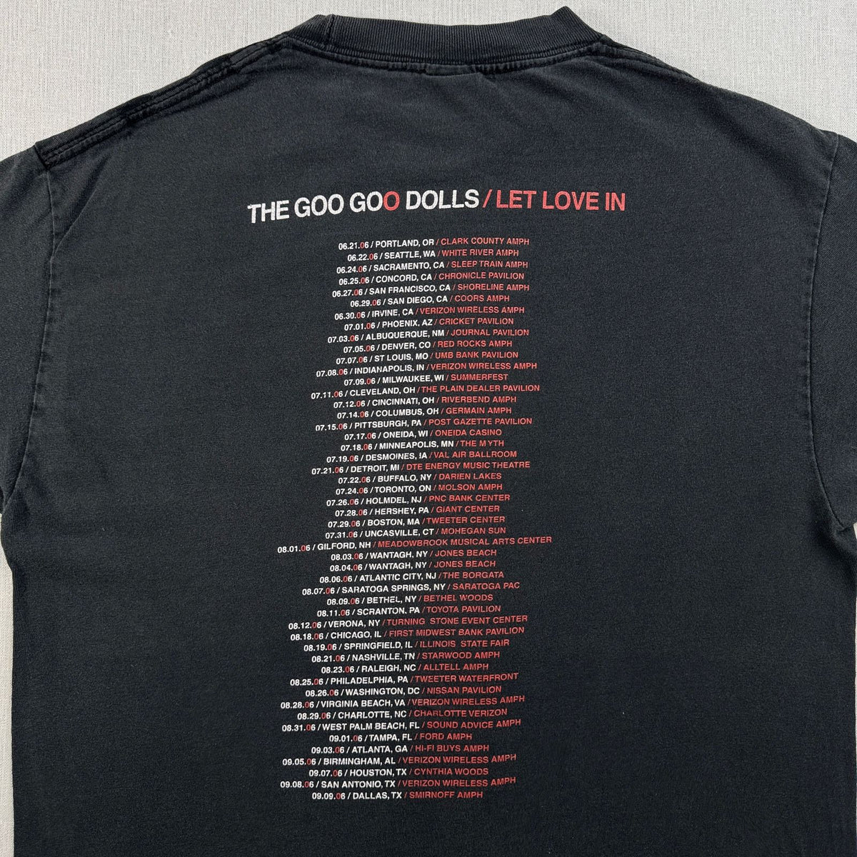 00s THE GOO GOO DOLLS グーグードールズ バンドT Tシャツ 黒 2603-0145