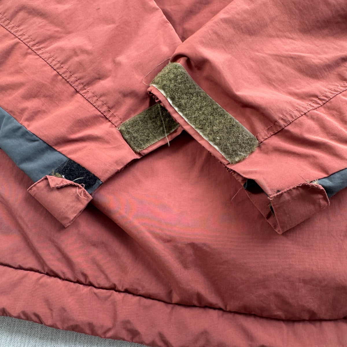 名作 patagonia パタゴニア フュージョン ジャケット Fusion Jacket カラー ブラウン 赤 裏フリース 90s コロンビア製 2604-0058