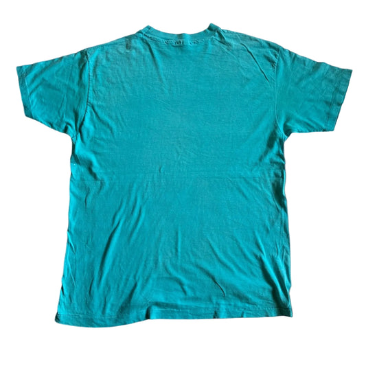 80s Spoleto Festival アートT USA製 Hanes 水色 XL a-u-2505-029