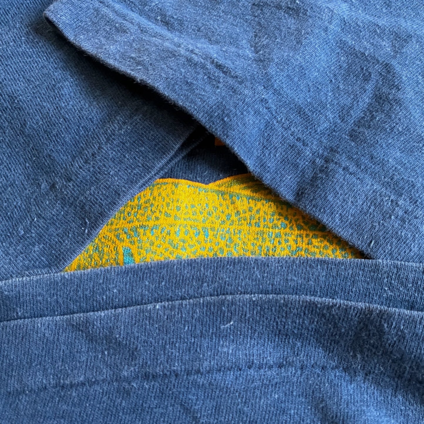 90s City fish co 魚 Stedman USA XL ネイビー a-u-2505-009