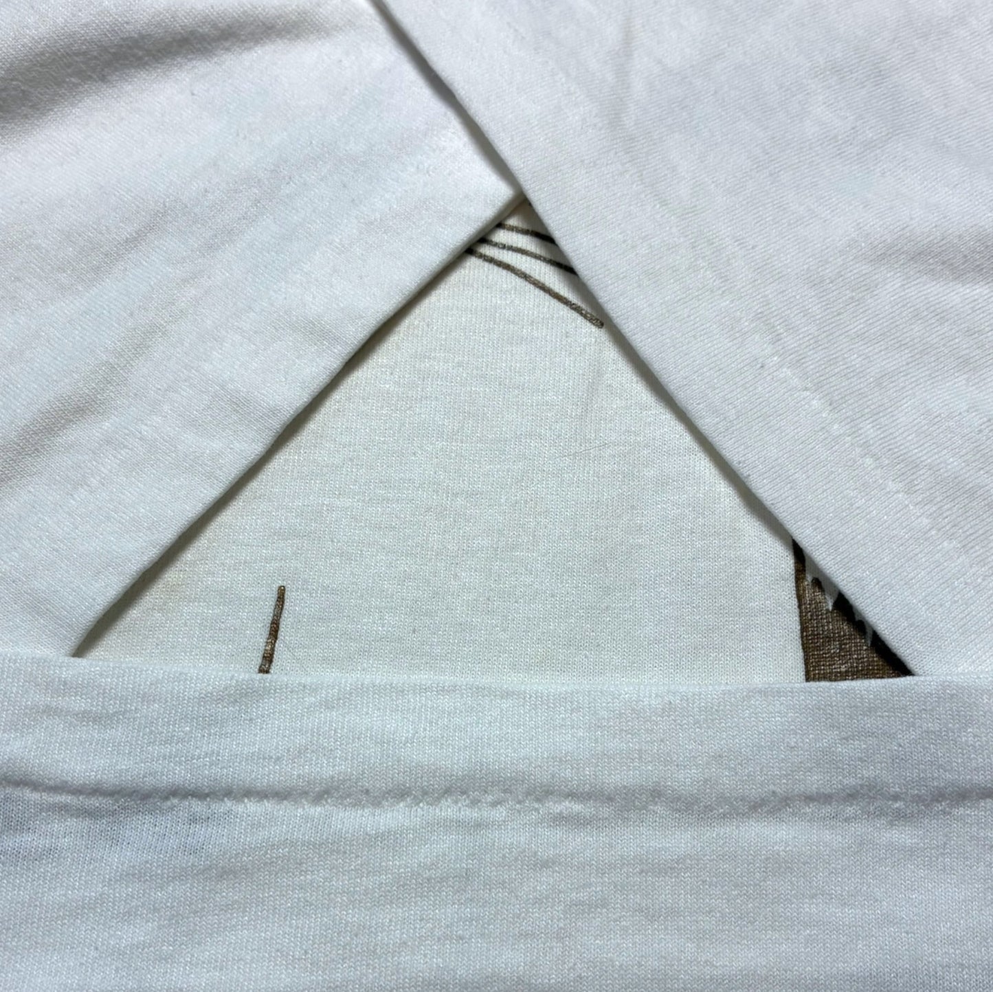 90s 猫 キャット アニマルT Hanes USA製 ホワイト XL a-u-2505-047