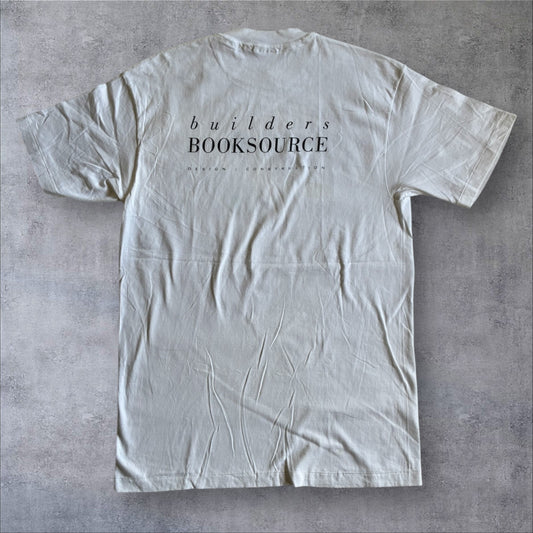 90s 書店 プロモT builders BOOKSOURCE Hanes ホワイト M a-u-2505-017