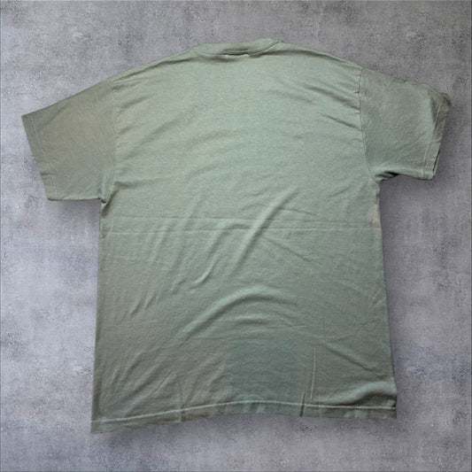 00s MOOSE WAYNE MOOSEVILLE Hanes カーキ L a-u-2505-036