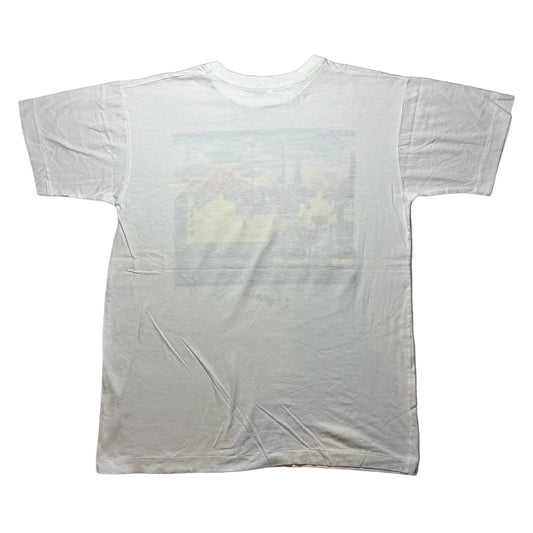 90s 浮世絵 スーベニアT 東海道中五十三次 日本橋 アートT ホワイト a-u-2505-053