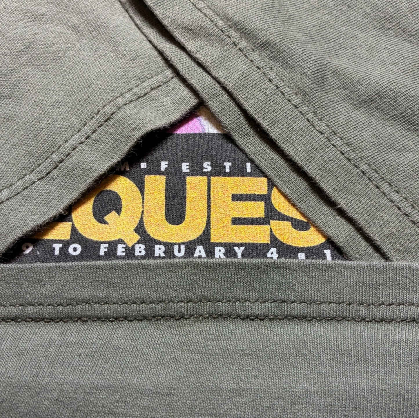 90s 映画祭 CINEQUEST ONEITA カーキ XL a-u-2505-051