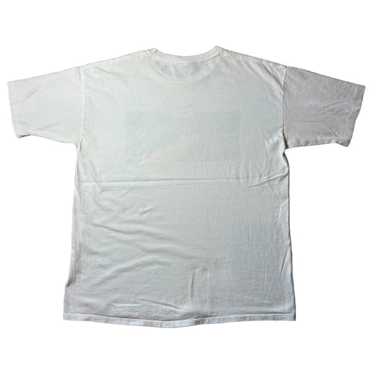 80s 90s Michelangelo ミケランジェロ パロディT pull my finger アートT ホワイト XL a-u-2505-081