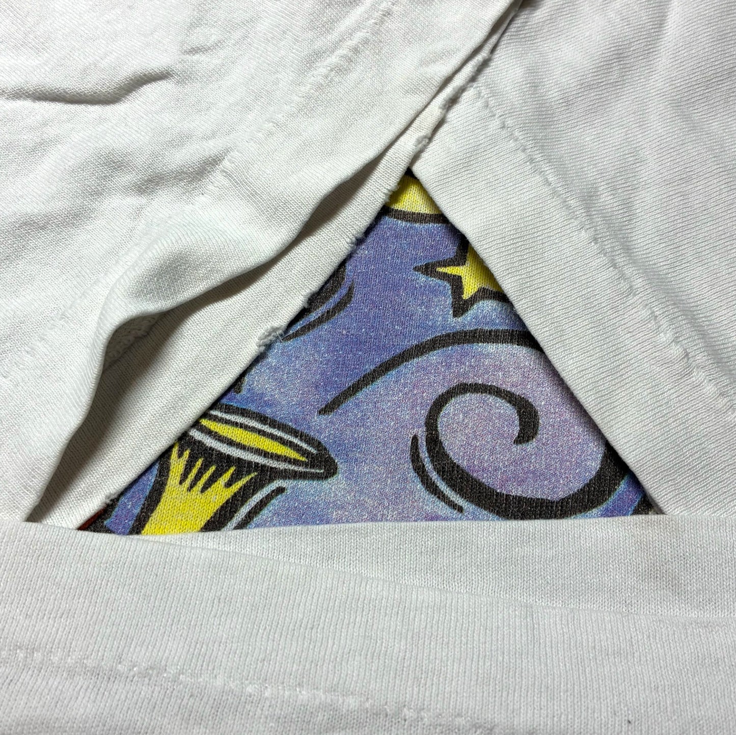 90s human i tee アートT 月 アニマル ホワイト a-u-2505-060