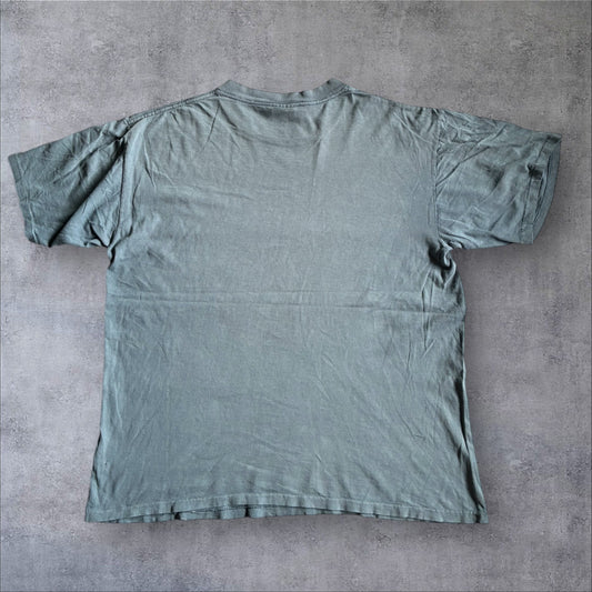 90s Tracks Of North American Animals アニマル 足跡 ONEITA USA製 L a-u-2505-022