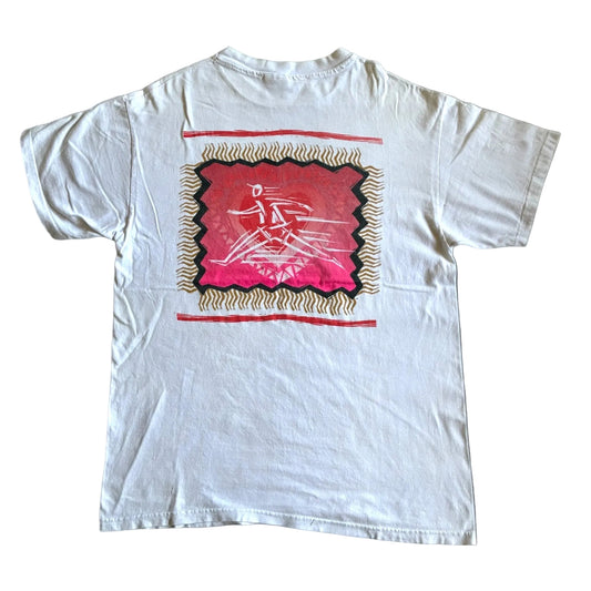 90s プロモT Hanes USA製 ホワイト L a-u-2505-018