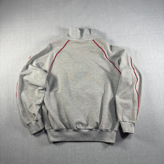 70s adidas トラックジャケット グレー デサント 西ドイツ製 M ad-u-2505-040