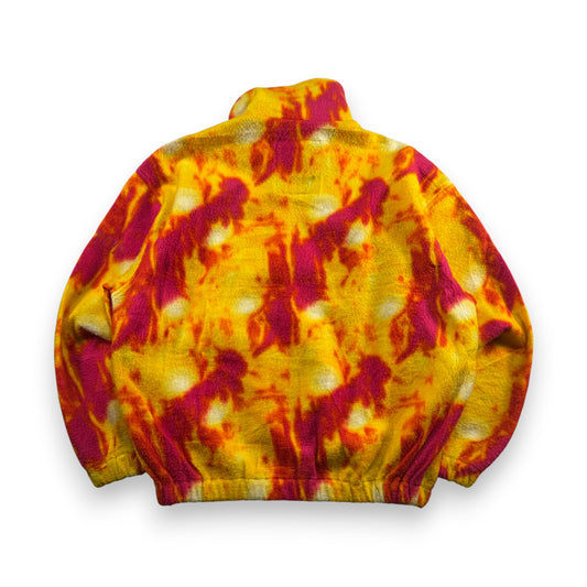 90s salomon サロモン フリース ハーフジップ ビンテージ 黄 赤 ja-u-2505-060