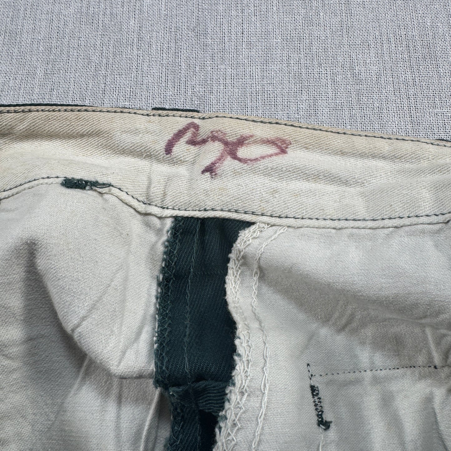 U.S.ARMY 米軍 ハーフパンツ チノパン 緑 60s 70s pa-00020