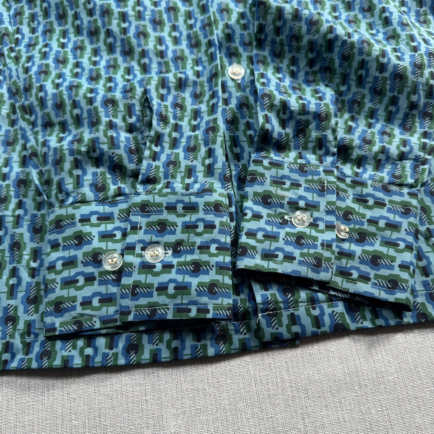 70s リーバイス パテナラ Panatela levi's 青 長袖シャツ ドレスシャツ ja-u-2505-038