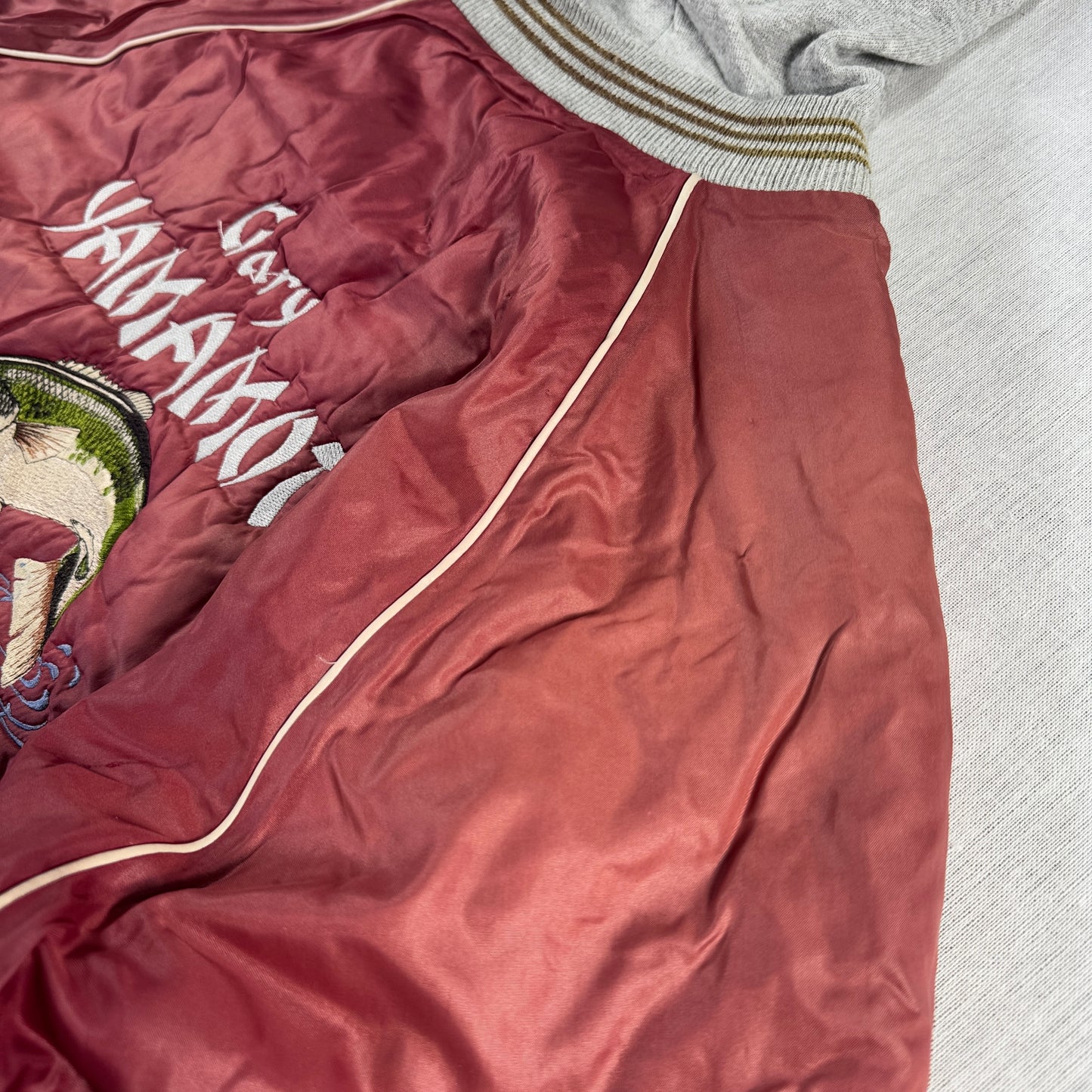 90s ゲーリーヤマモト ジャケット USA製 フード付き 赤 ja-u-2505-011