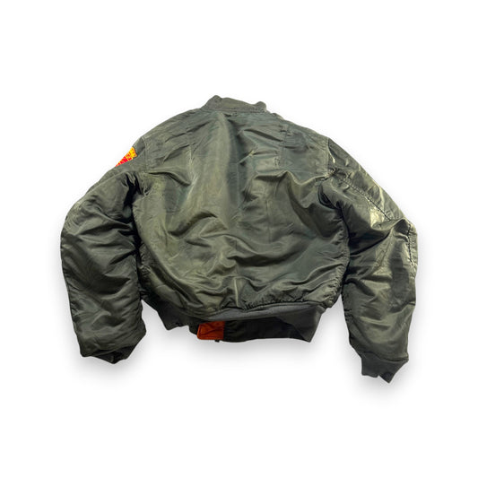 60s アルファ MA-1 米軍実物 scovillジッパー ビンテージ ja-2603-003