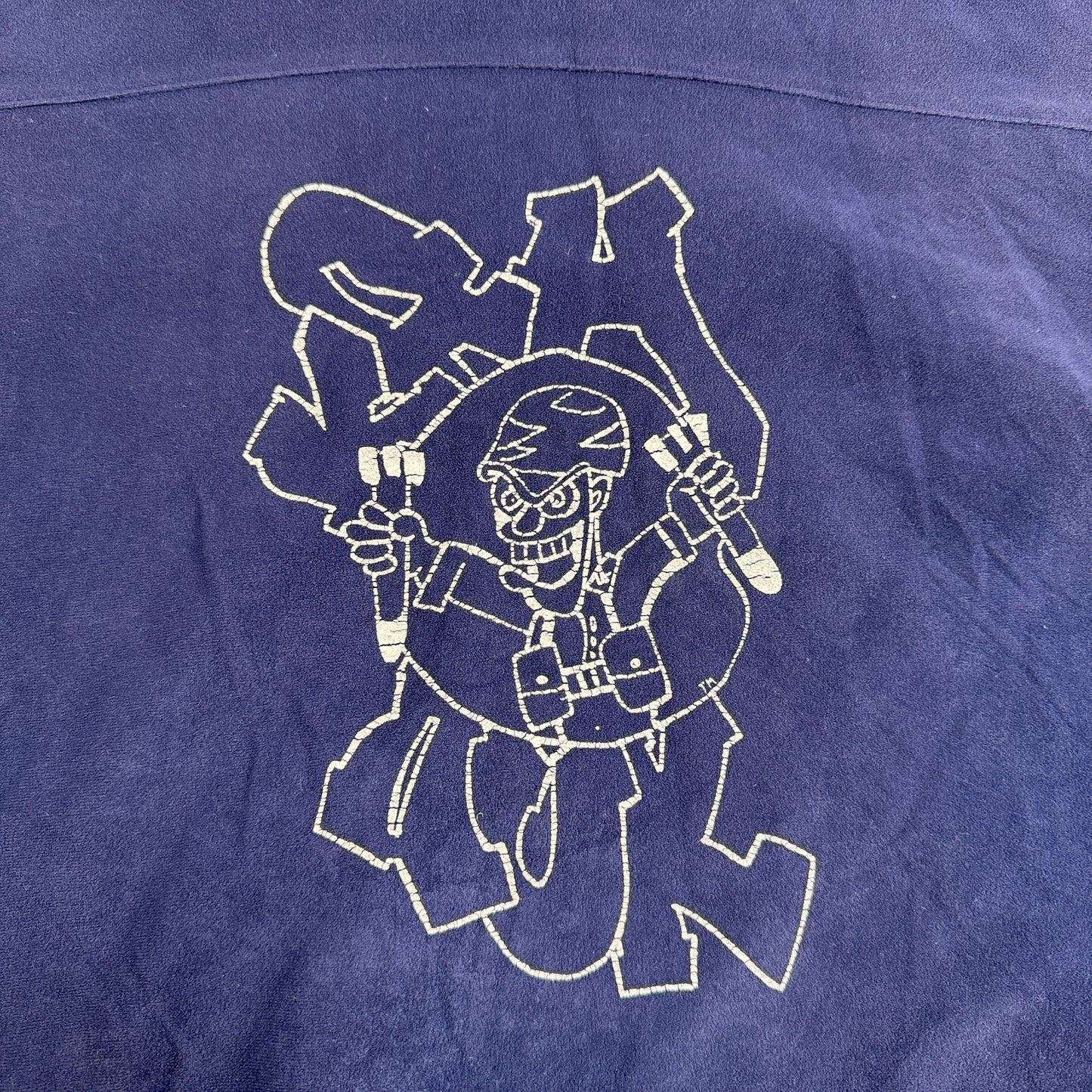 90s adidas トラックジャケット ベロア ネイビー AuK K6 ad-u-2505-020