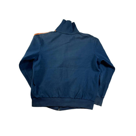 70s adidas トラックジャケット ネイビー デサント 西ドイツ製 6号 ad-t-2505-022