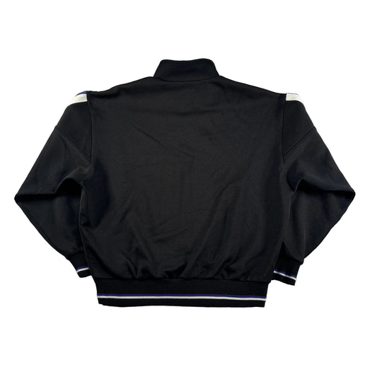 90s adidas トラックジャケット 黒 デサント製 L ad-u-2505-032