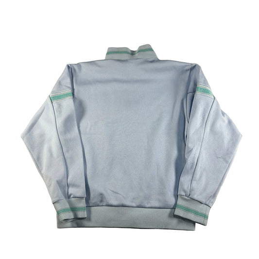 90s adidas トラックジャケット ライトブルー デサント製 M ad-u-2505-038