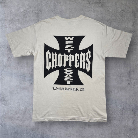 West Coast Choppers ウエストコーストチョッパーズ anvil 白 M co-t-2505-012