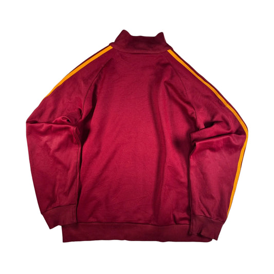00s adidas トラックジャケット 赤 オレンジライン ad-u-2505-015