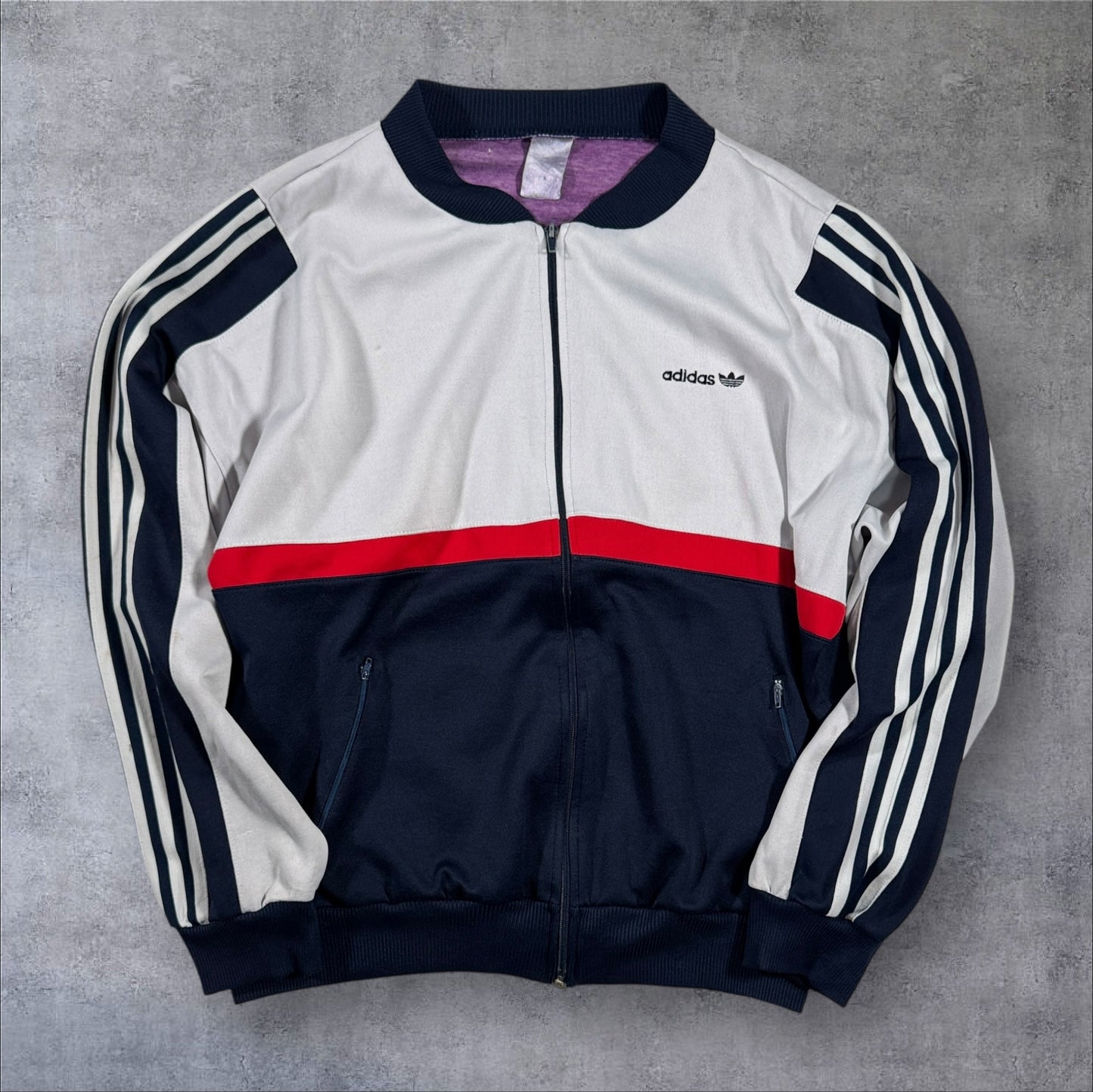 80s-90s adidas トラックジャケット グレー ad-t-2505-002