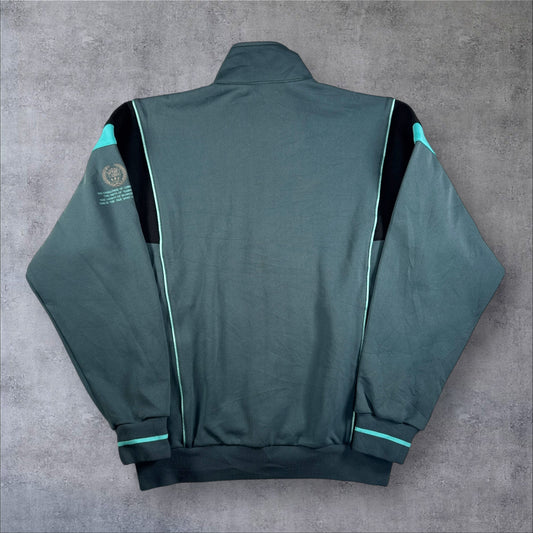 90s adidas トラックジャケット ネイビー デサント製 ad-u-2505-024