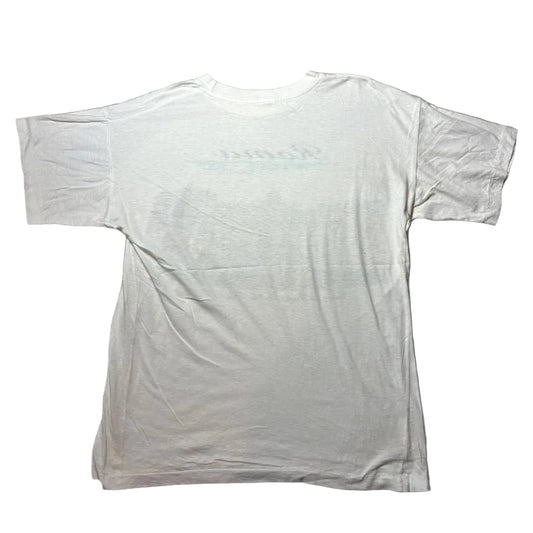 90s イタリア ローマ ROMA スーベニアT ホワイト L a-u-2505-078