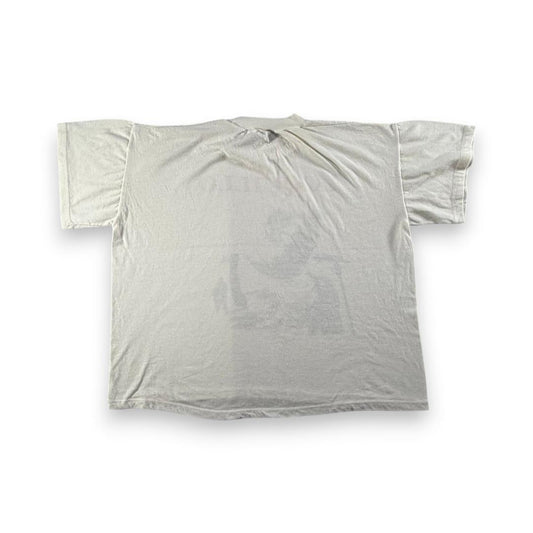 80s Loquillo Tシャツ スペイン ロック バンT 白 半 ba-000051
