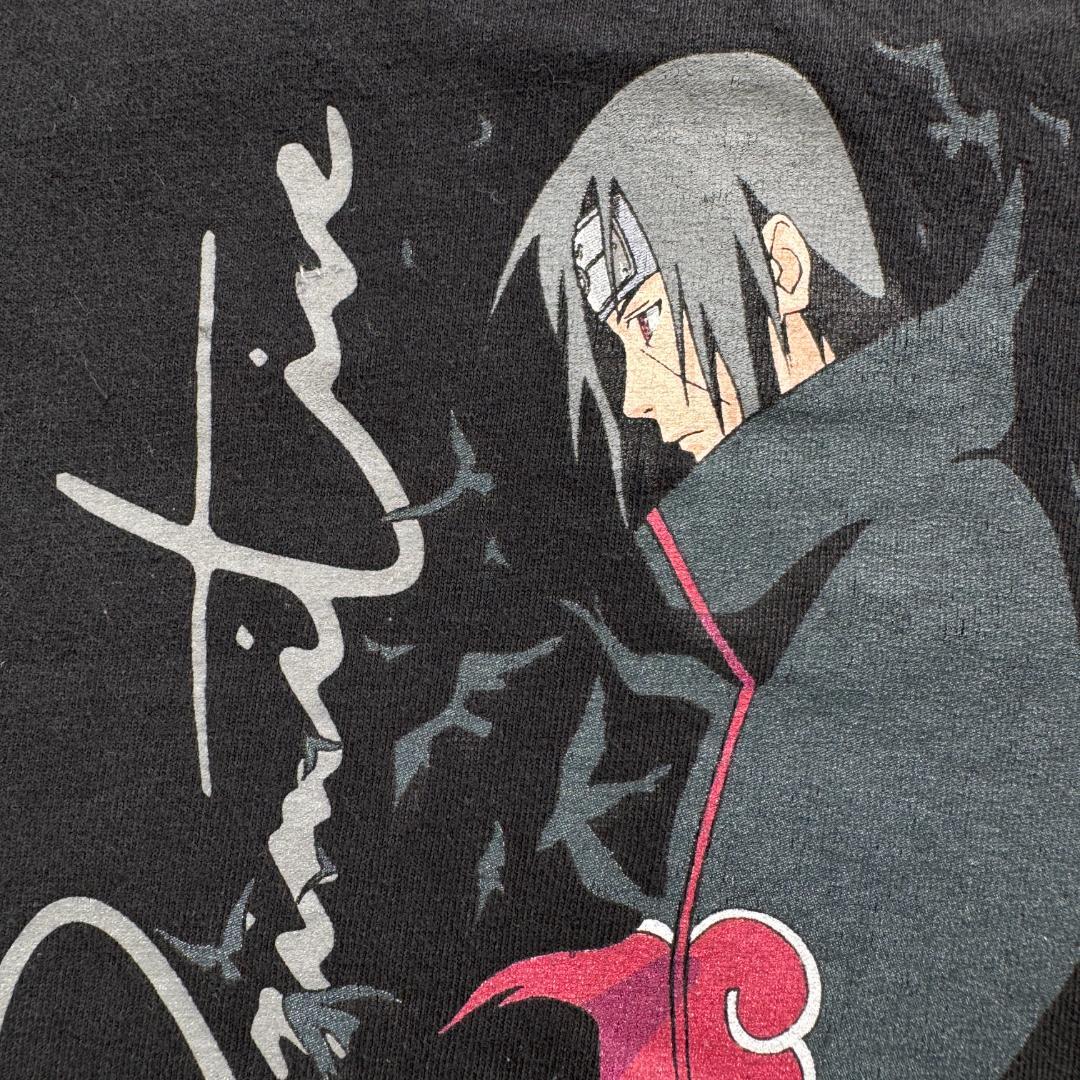 00s NARUTO ナルト 暁 うちはイタチ primitive Tシャツ 黒 ch-u-2505-014