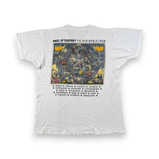 90s ポールマッカートニー 1993 バンド Tシャツ 白 taka着用 ba-000033