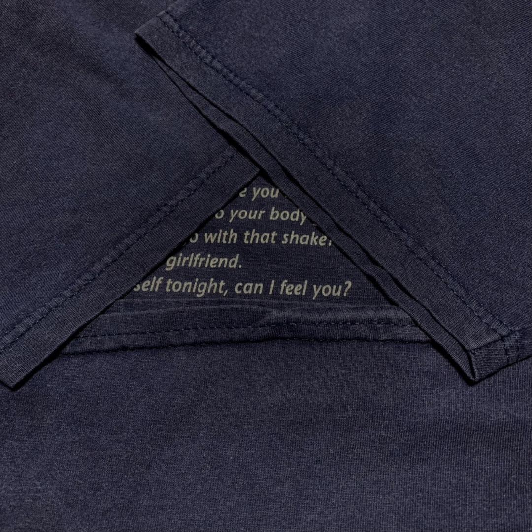 00s ジョーク エロT ネタ USA ギャグT ネイビー o-000005