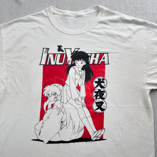00s 犬夜叉 Tシャツ T 白 INUYASHA ch-u-2505-064