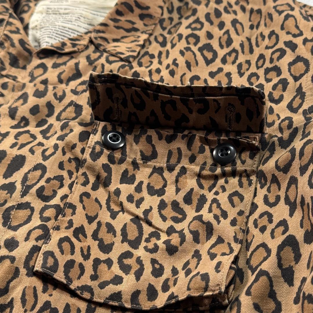 R13 レオパード ジャケット Shredded Leopard Abu 豹柄 ja-u-2505-044
