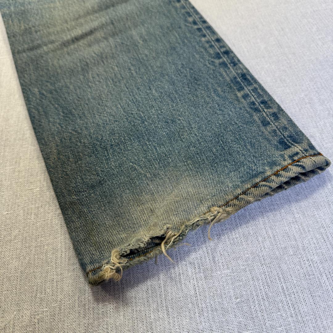 70s 66後期 赤耳 levi's 501 USA製 ボタン裏6 pa-00024