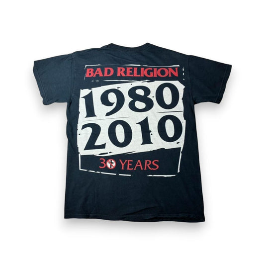 BAD RELIGION 30周年 両面Tシャツ S バンドT 黒 ba-u-2505-029