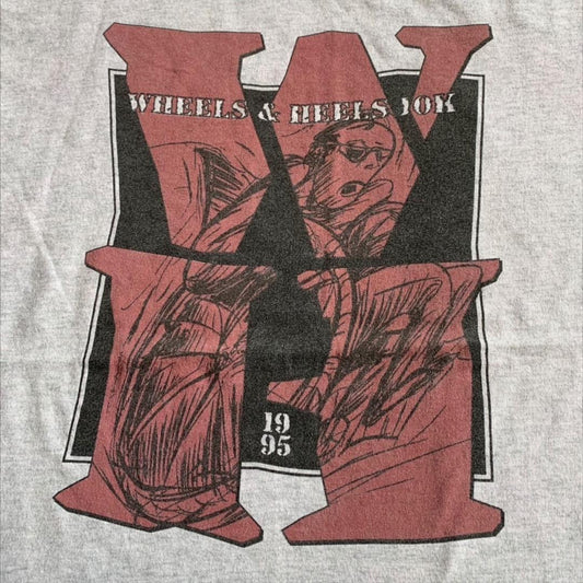 90s USA製 チャリティー レース マラソン グレー o-000027