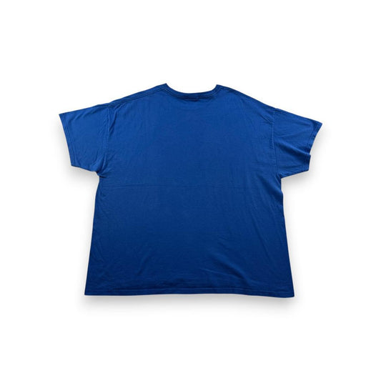 00s ディズニー Tシャツ 青 ロゴ ミッキー ティガー d-000029