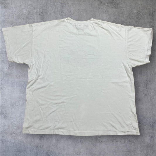 90s フルーツオブザルーム ロゴT 白 2XL USA製 co-000050