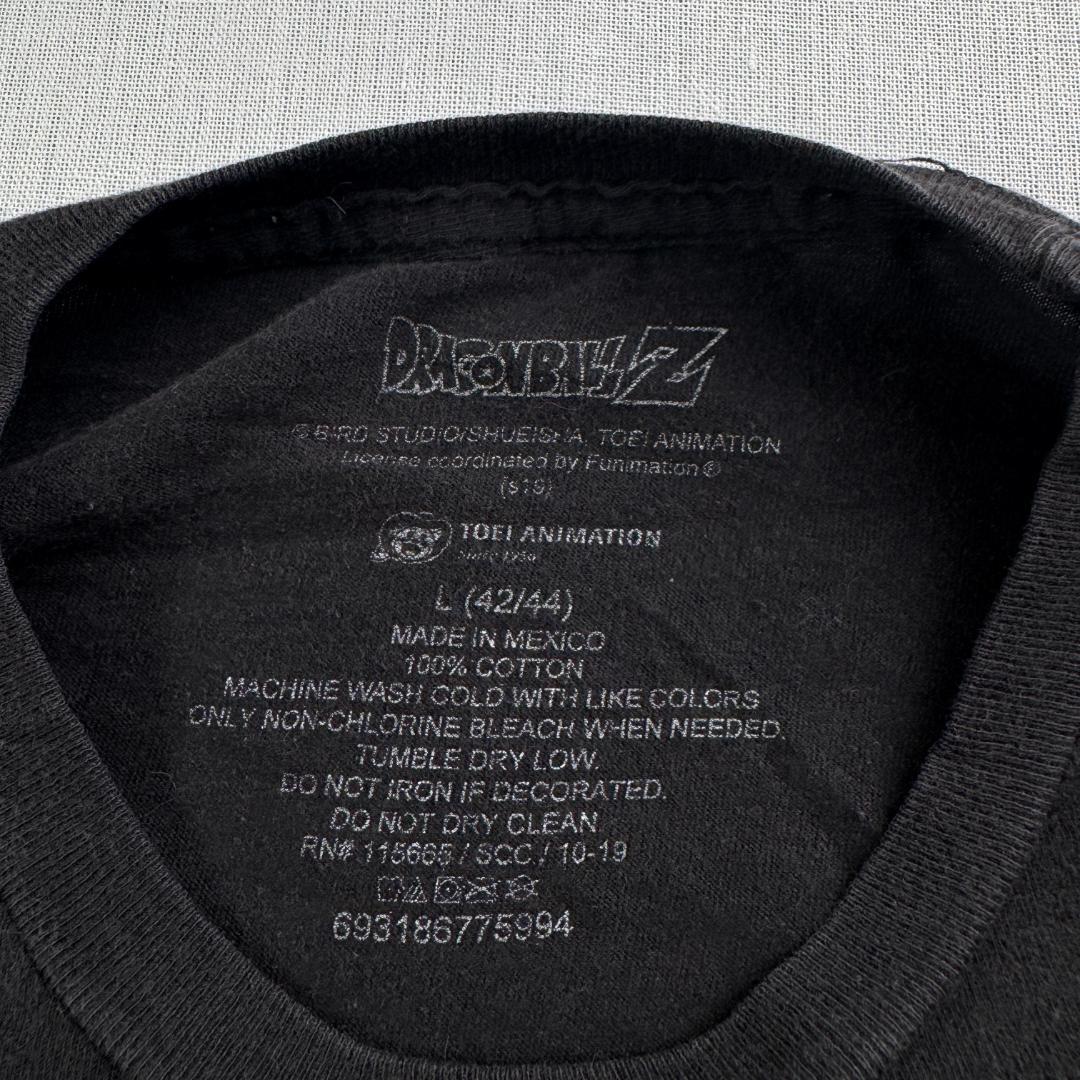 00s ドラゴンボールZ 孫悟空 Tシャツ 黒 L drag ch-x-2505-002