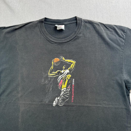 90s ナイキ NIKE Tシャツ エア ジョーダン バスケ 黒 フ br-u-2505-008
