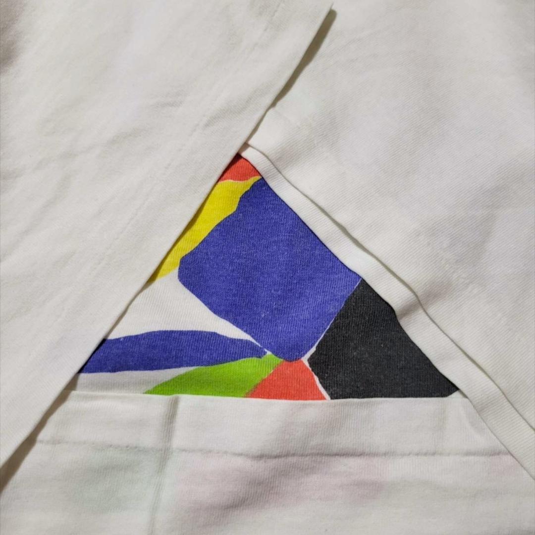 90s Sonia Delaunay Tシャツ 美術館 白 a-000044
