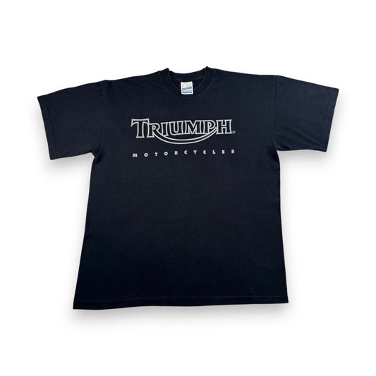 TRIUMPH トライアンフ Tシャツ バイク モーターサイクル 黒 XL co-t-2505-004