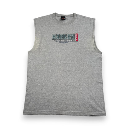 90s ハーレーダビッドソン USA製 Tシャツ タンクトップ ノースリーブ バイク harley co-u-2505-028