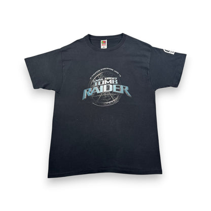 00s 映画 TOMB RAIDER タコベル トゥームレイダー Tシャツ 黒 L co-x-2505-010
