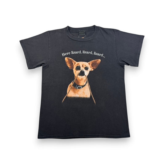 90s タコベル TACOBELL タコス プロモT 企業T Tシャツ USA製 犬 チワワ 黒 lizard 1998 changes シングルステッチ co-x-2505-016