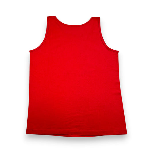 90s バドワイザー budweiser Tシャツ タンクトップ WILD OATS USA製 L 赤 1991 co-u-2505-002